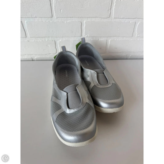 Shoes Flats By Lands End In Silver, Size: 10
