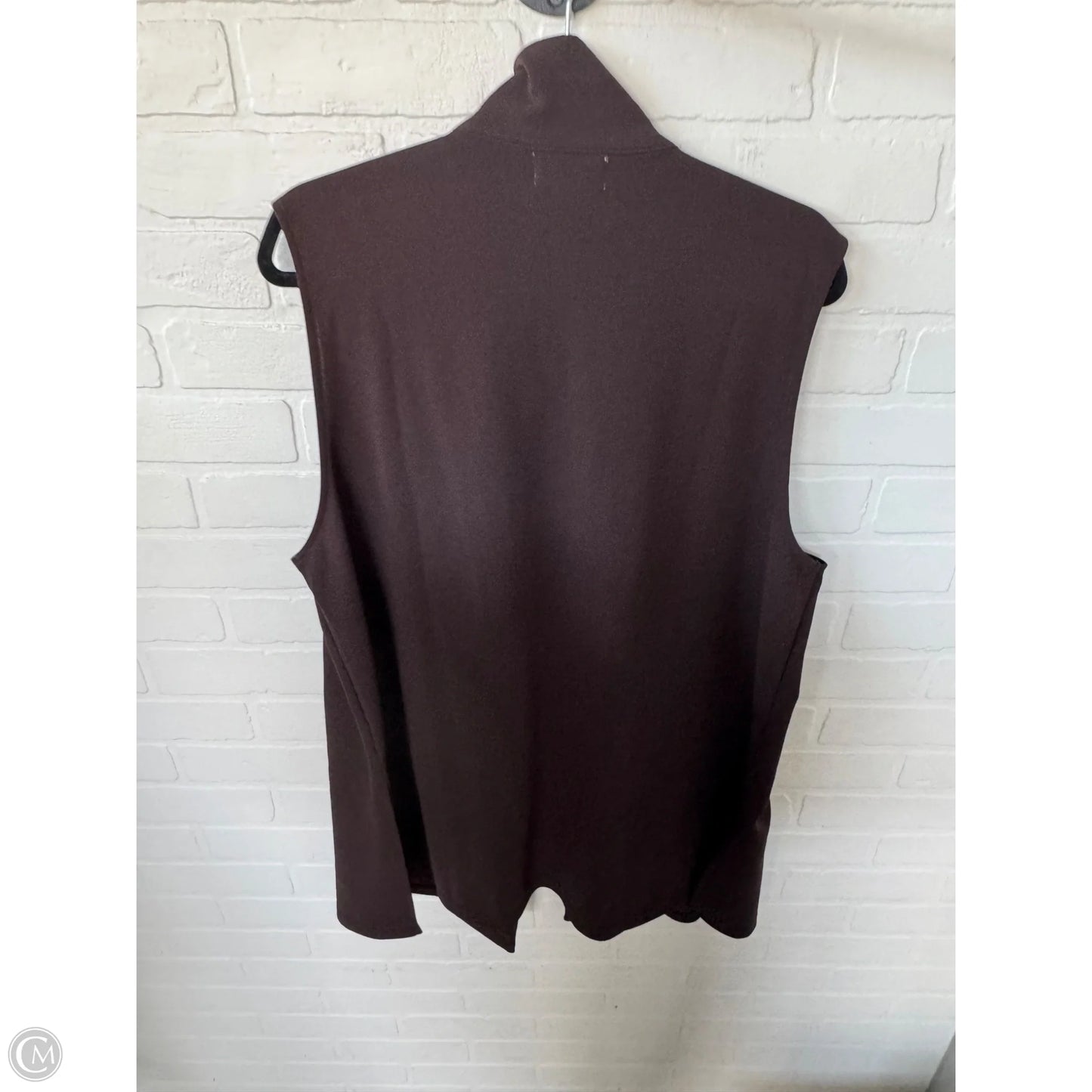 Vest Other By Melloday In Brown, Size: 1x