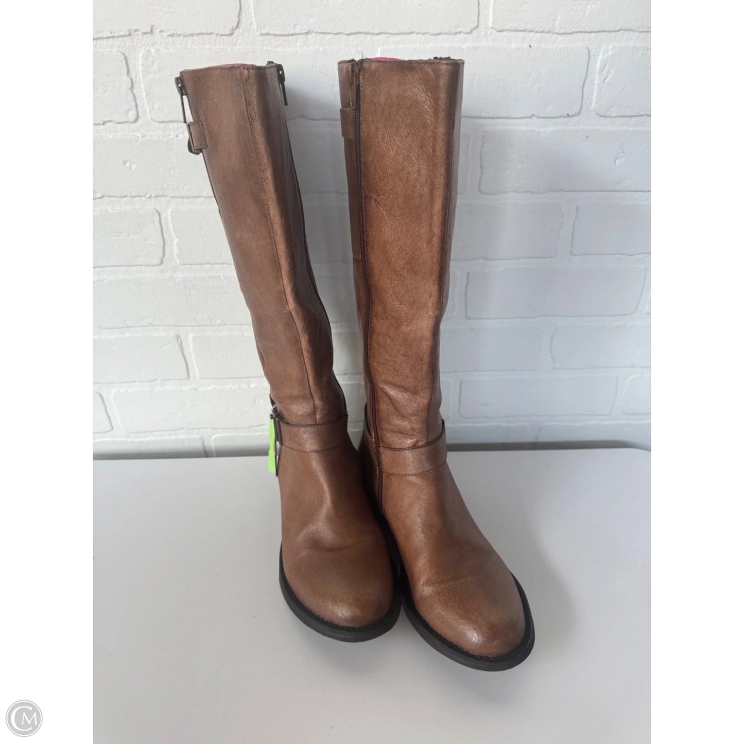 Boots Knee Flats By Steve Madden In Brown, Size: 8.5