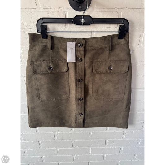 Skirt Mini & Short By Banana Republic In Green, Size: 8