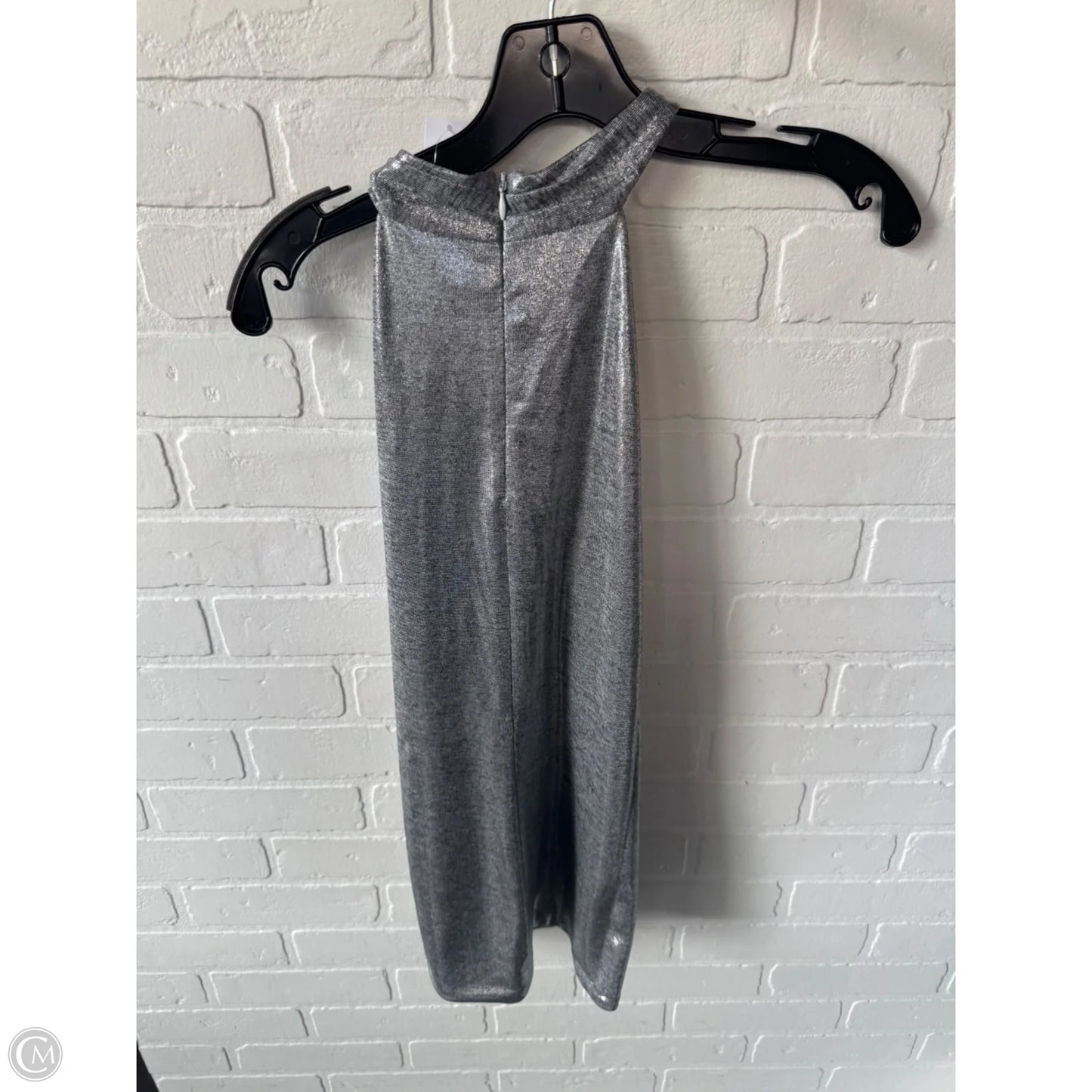 Top Sleeveless By White House Black Market In Silver, Size: M