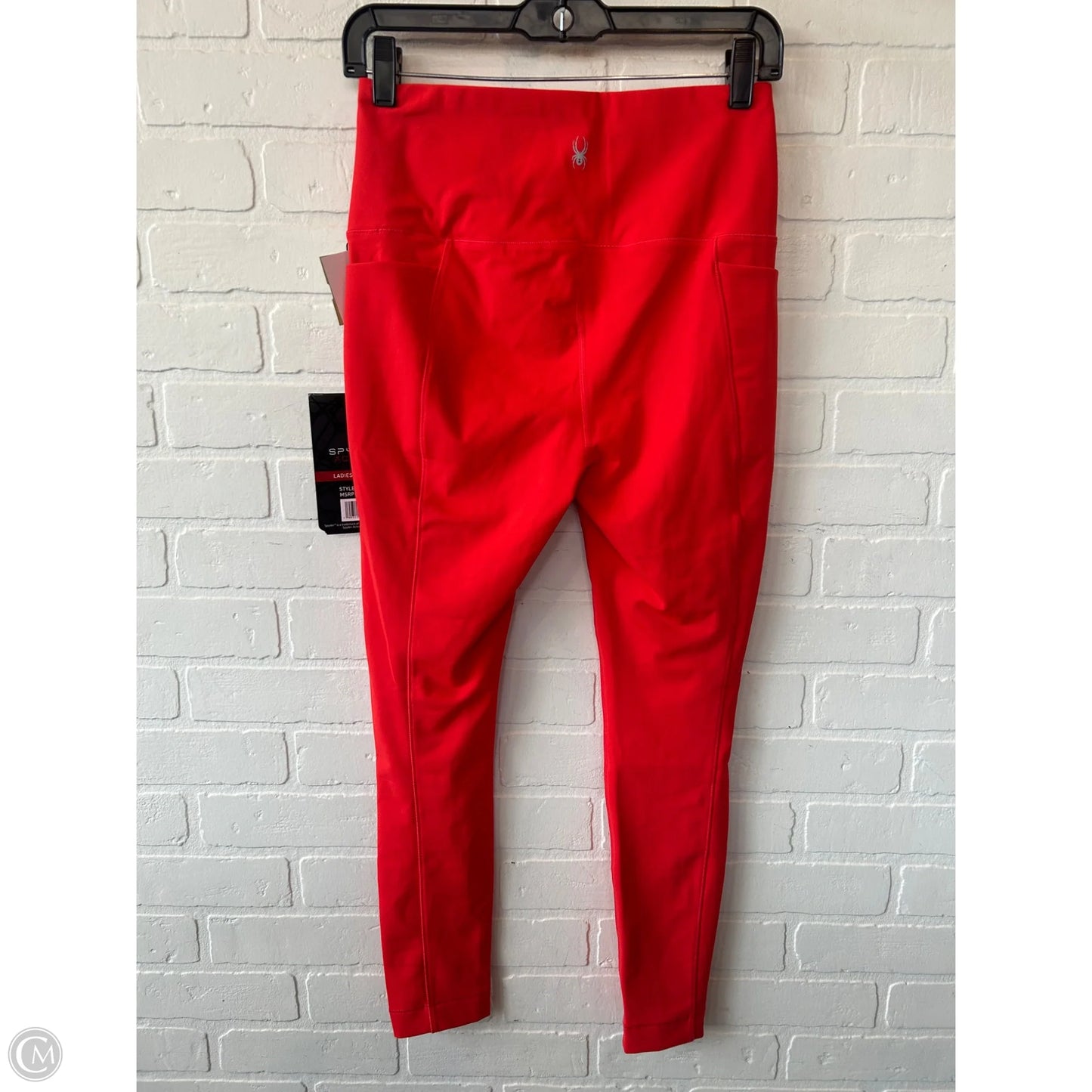 Athletic Leggings By Spyder In Red, Size: 8