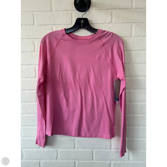 Athletic Top Long Sleeve Crewneck By Avia In Pink, Size: M