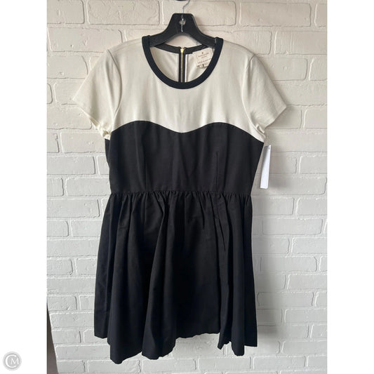 Dress Designer By Kate Spade In Black & White, Size: L