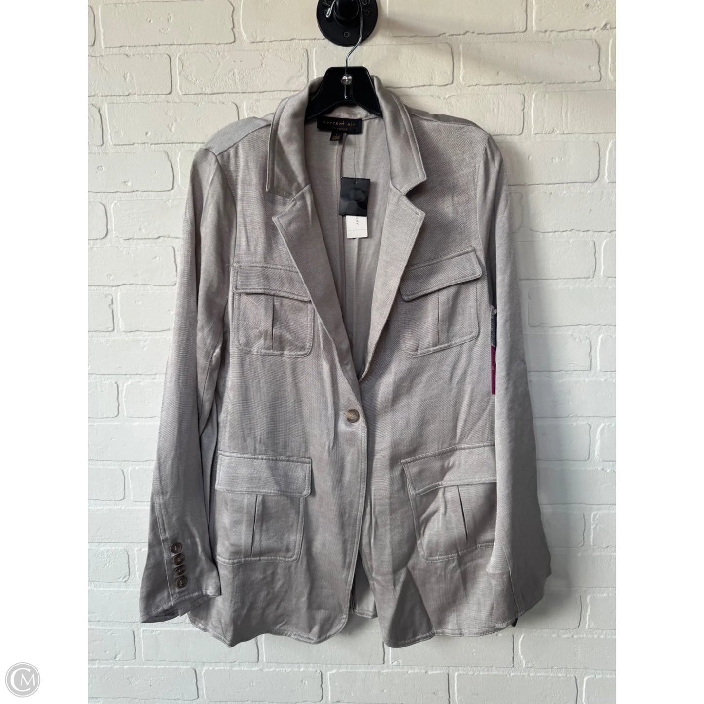 Blazer By Current Air In Silver, Size: L