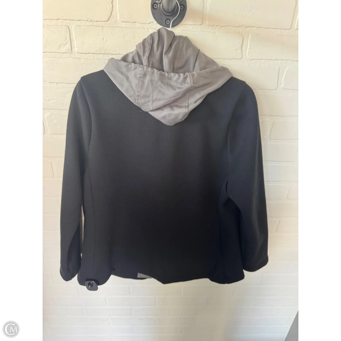 Blazer By Torrid In Black & Grey, Size: M