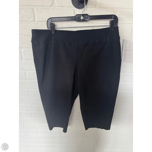 Capris By Cj Banks In Black, Size: 16