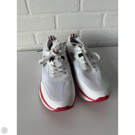 Shoes Athletic By Hunter In Grey & Red, Size: 6.5