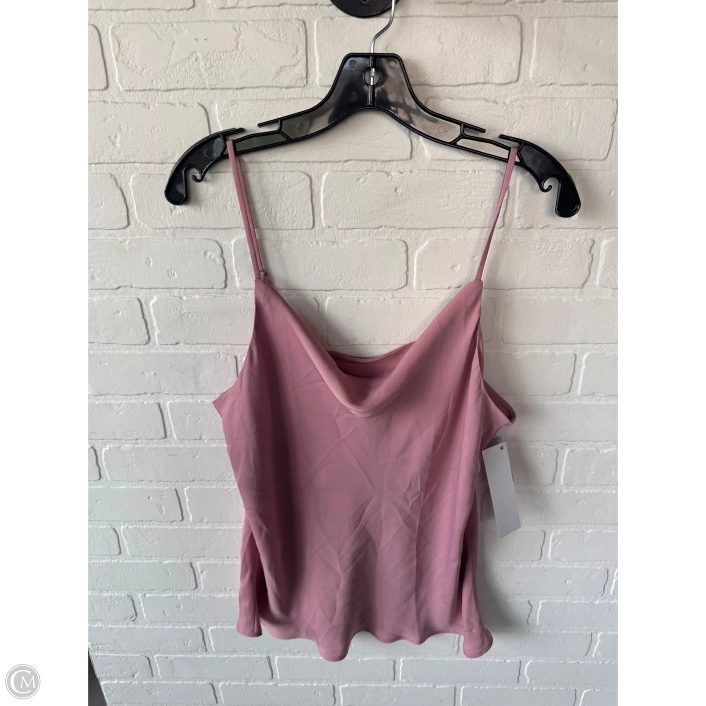 Top Sleeveless By Loft In Pink, Size: L