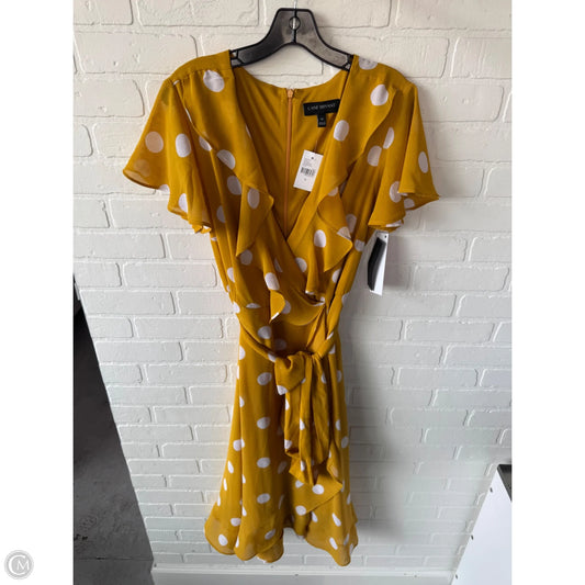 Dress Party Midi By Lane Bryant In Yellow, Size: Xl
