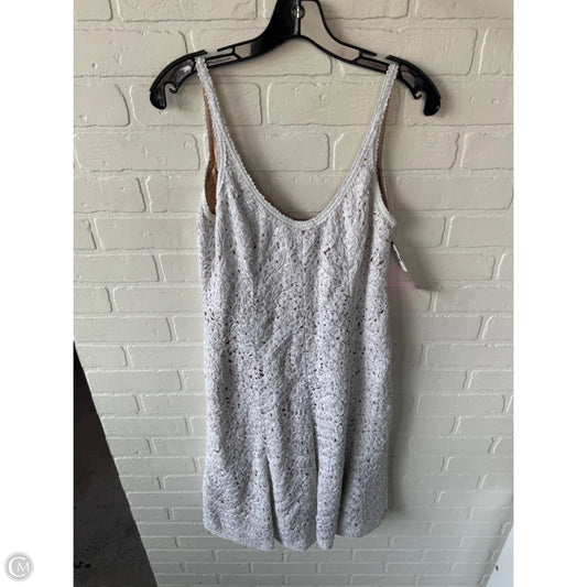 Dress Party Short By Carmen Marc Valvo In Tan & White, Size: M