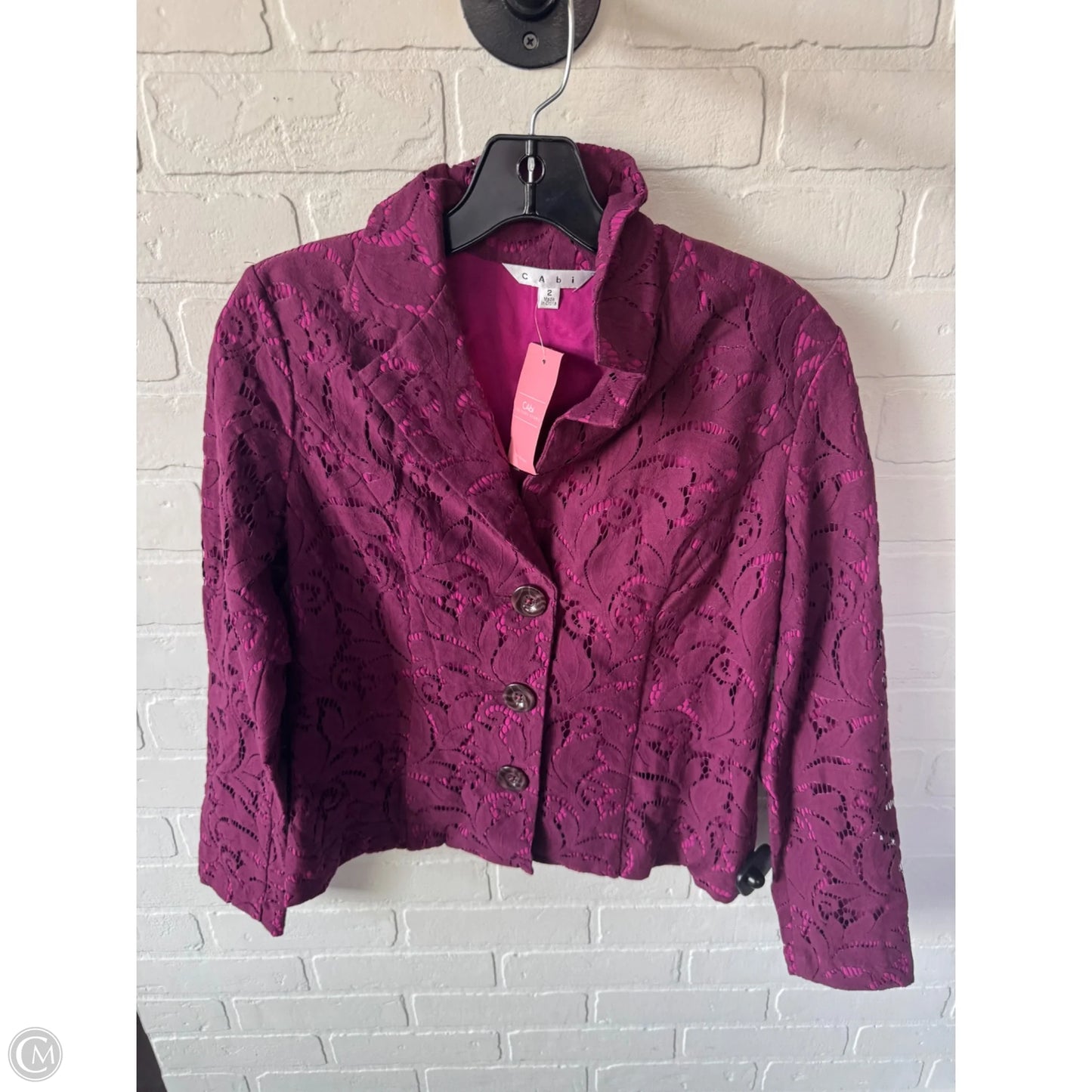 Blazer By Cabi In Pink & Purple, Size: Xs