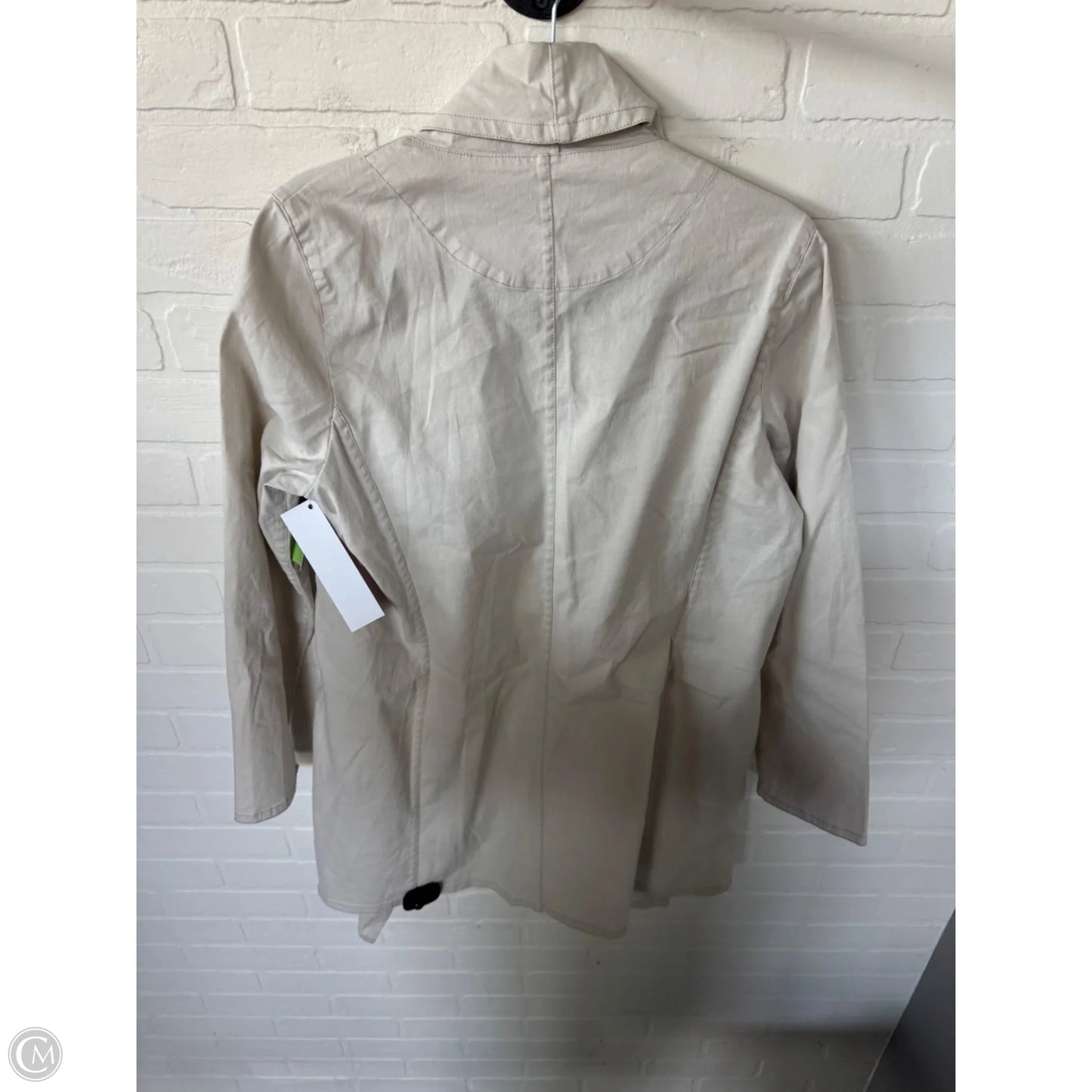 Blazer By Peruvian Connection In Cream, Size: M