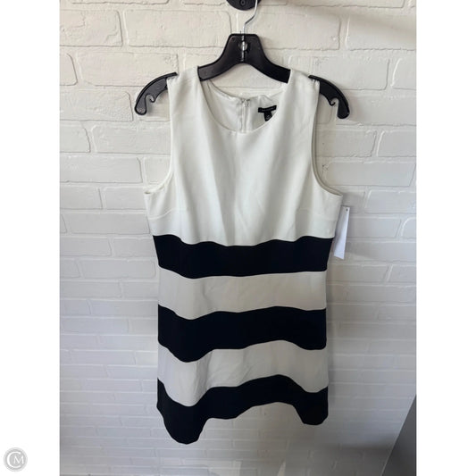 Dress Work By Ann Taylor In Black & White, Size: L