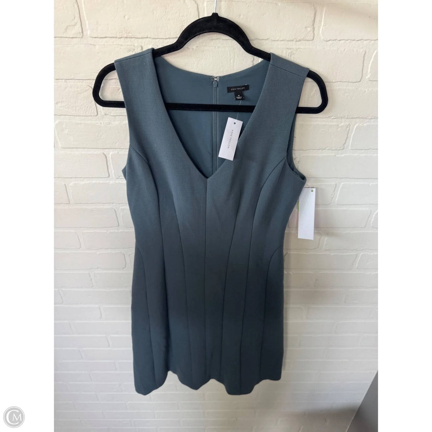 Dress Work By Ann Taylor In Grey, Size: M