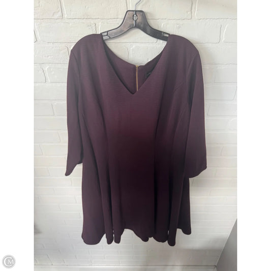 Dress Work By Lane Bryant In Brown, Size: 3x