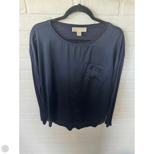 Top Long Sleeve By Michael By Michael Kors In Navy, Size: M