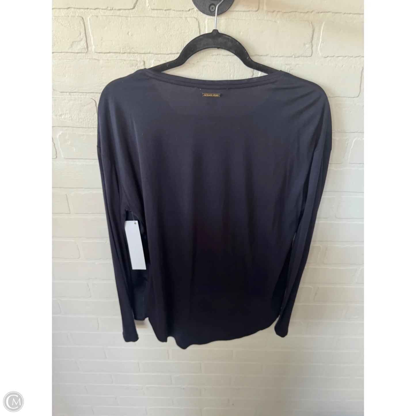 Top Long Sleeve By Michael By Michael Kors In Navy, Size: M