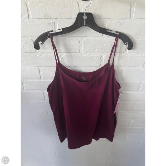 Top Cami By Loft In Purple, Size: Xl