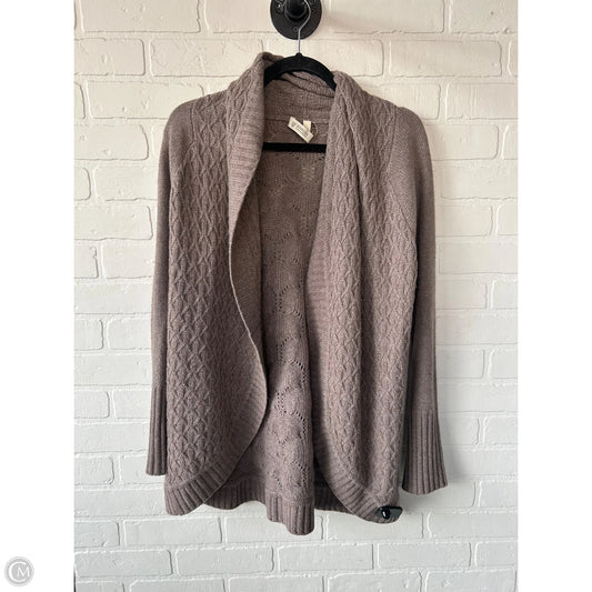 Sweater Cardigan Cashmere By Cmc In Tan, Size: S