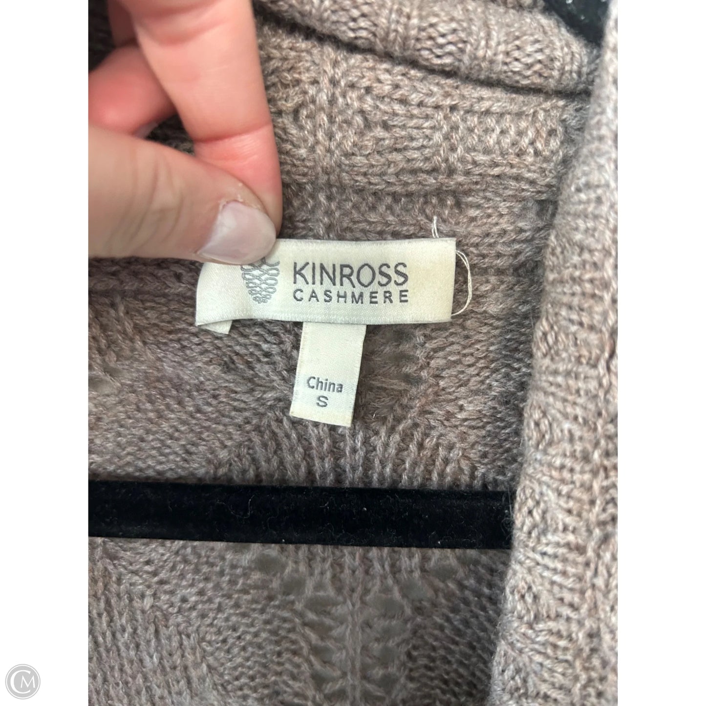 Sweater Cardigan Cashmere By Cmc In Tan, Size: S
