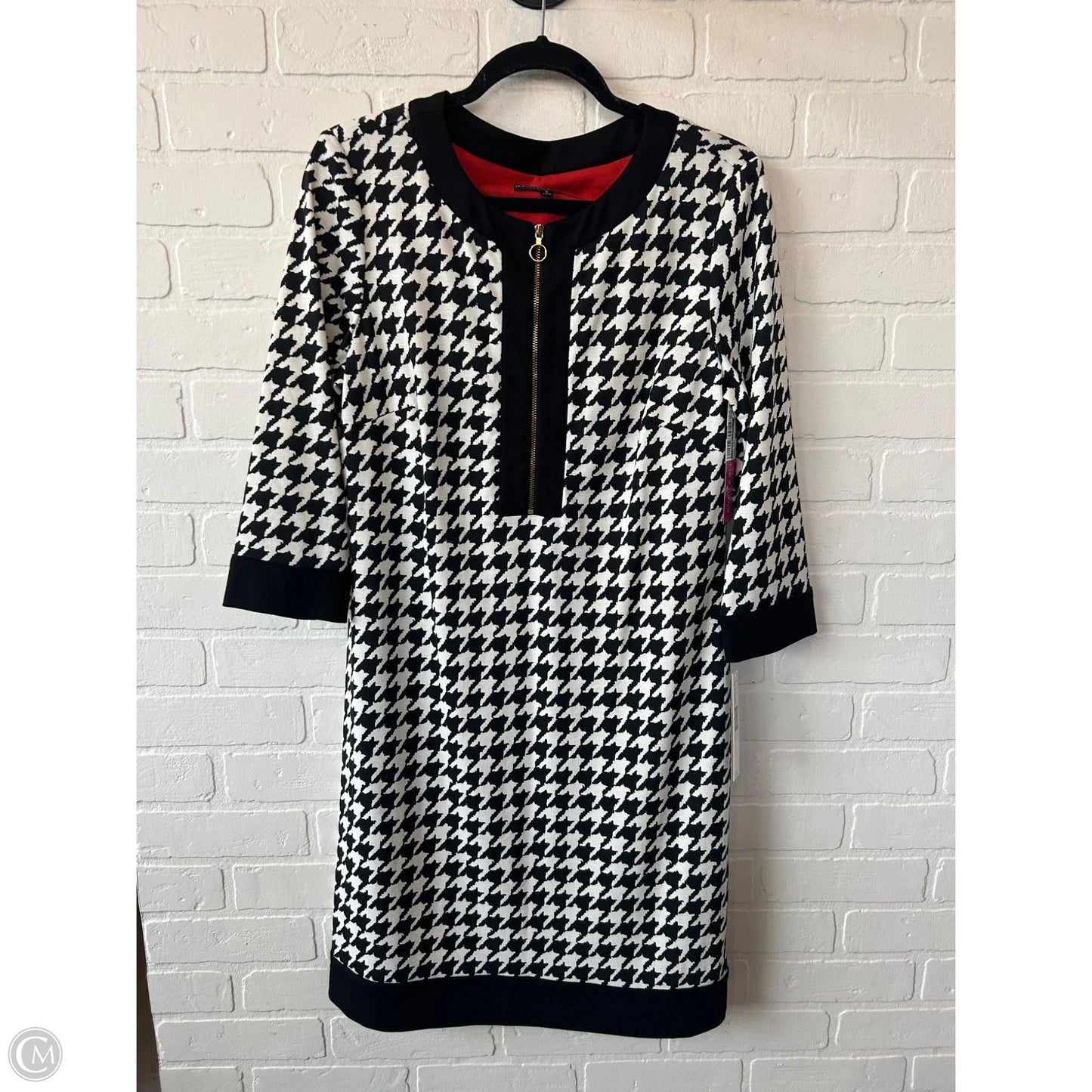 Dress Work By Clothes Mentor In Black & White, Size: M