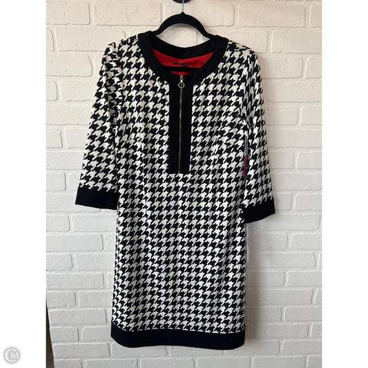 Dress Work By Clothes Mentor In Black & White, Size: M