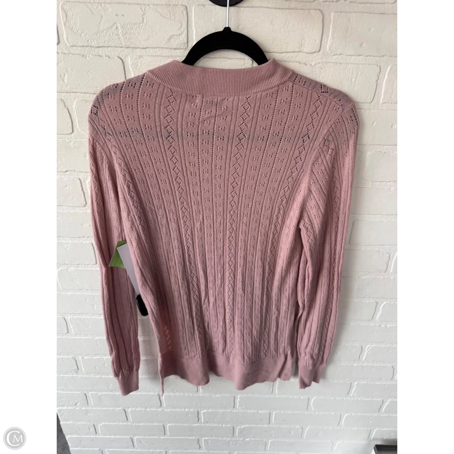Sweater By Clothes Mentor In Pink, Size: L
