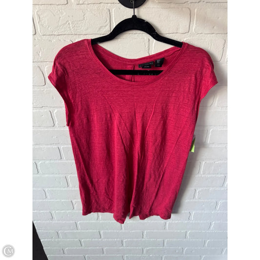 Top Sleeveless By Tahari In Red, Size: S