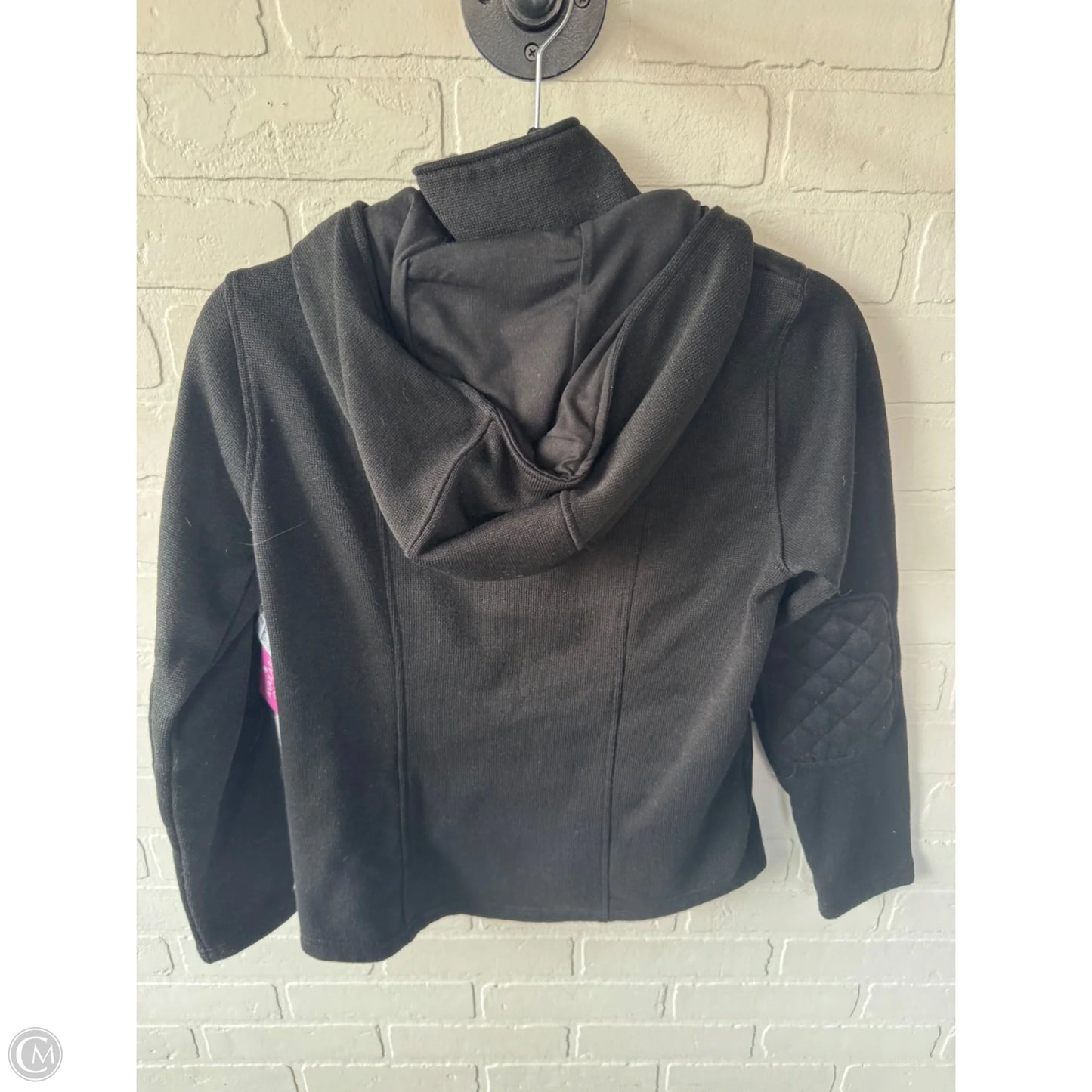 Jacket Faux Fur & Sherpa By Eddie Bauer In Black, Size: M