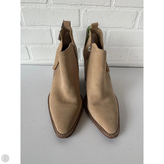 Boots Ankle Heels By Gianni Bini In Tan, Size: 9