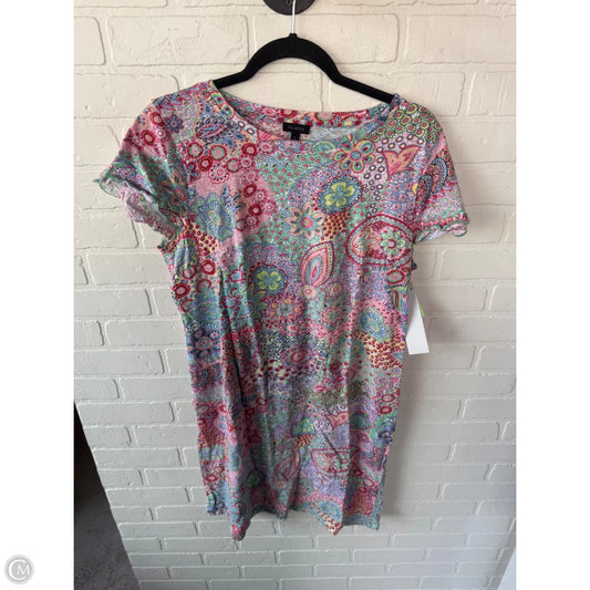 Dress Casual Short By Talbots In Pink & Purple, Size: L