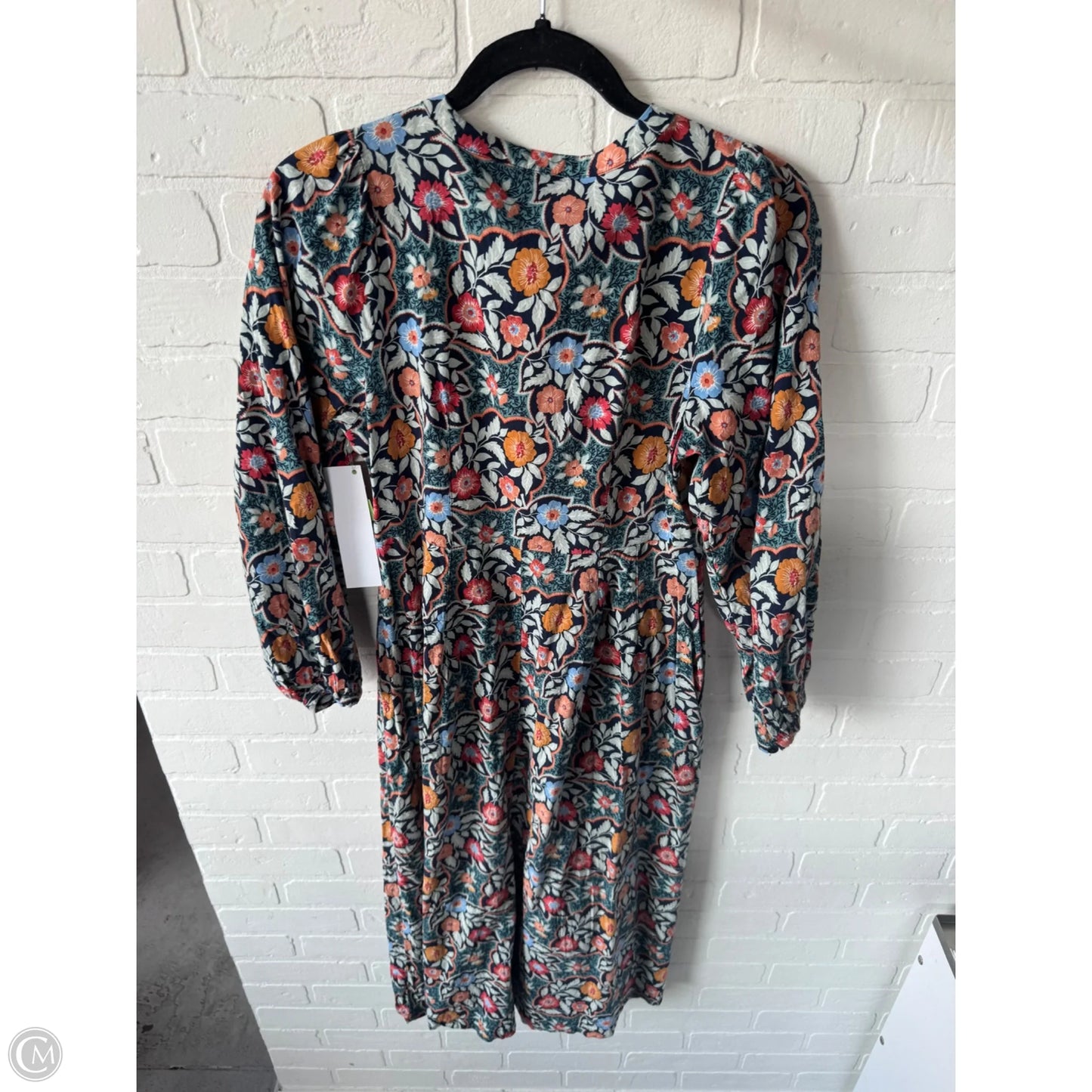 Dress Casual Midi By Universal Thread In Blue & Orange, Size: Xs