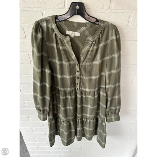 Dress Casual Short By Loft In Green, Size: Xs
