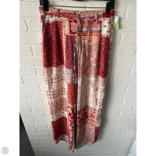 Pants Wide Leg By Cmc In Orange & Purple, Size: 8