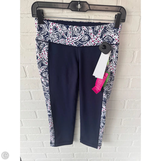 Pants Designer By Lilly Pulitzer In Blue & White, Size: S