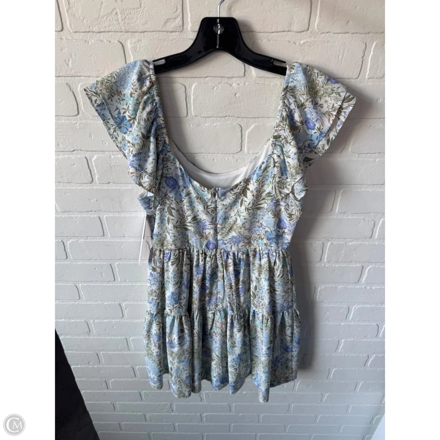 Dress Casual Short By Altard State In Blue & Green, Size: S