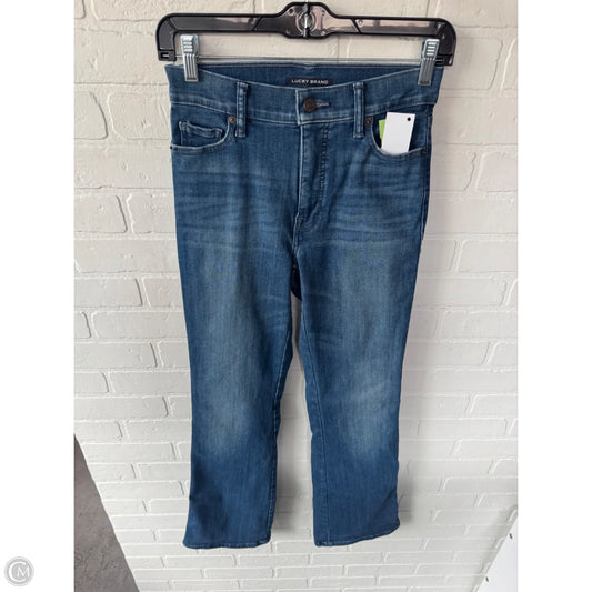 Jeans Boot Cut By Lucky Brand In Blue Denim, Size: 2