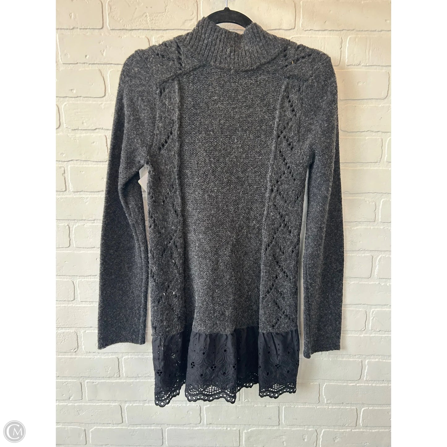 Sweater Cardigan By Free People In Grey, Size: Xs