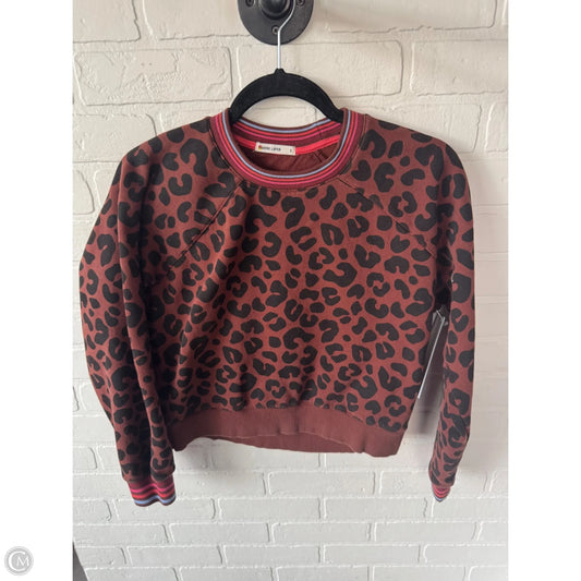 Sweatshirt Crewneck By Marine Layer In Animal Print, Size: S