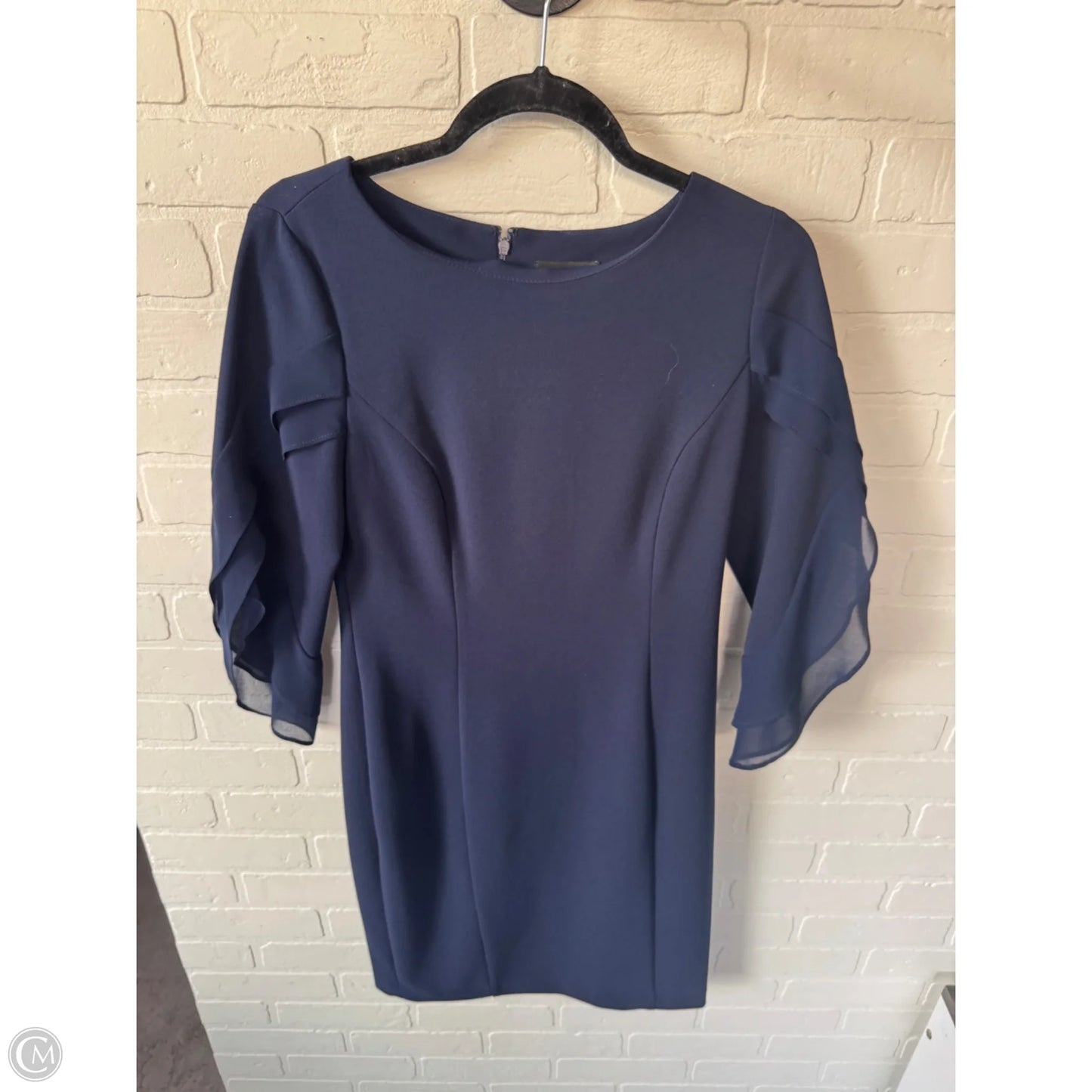Dress Party Short By Dkny In Blue, Size: S