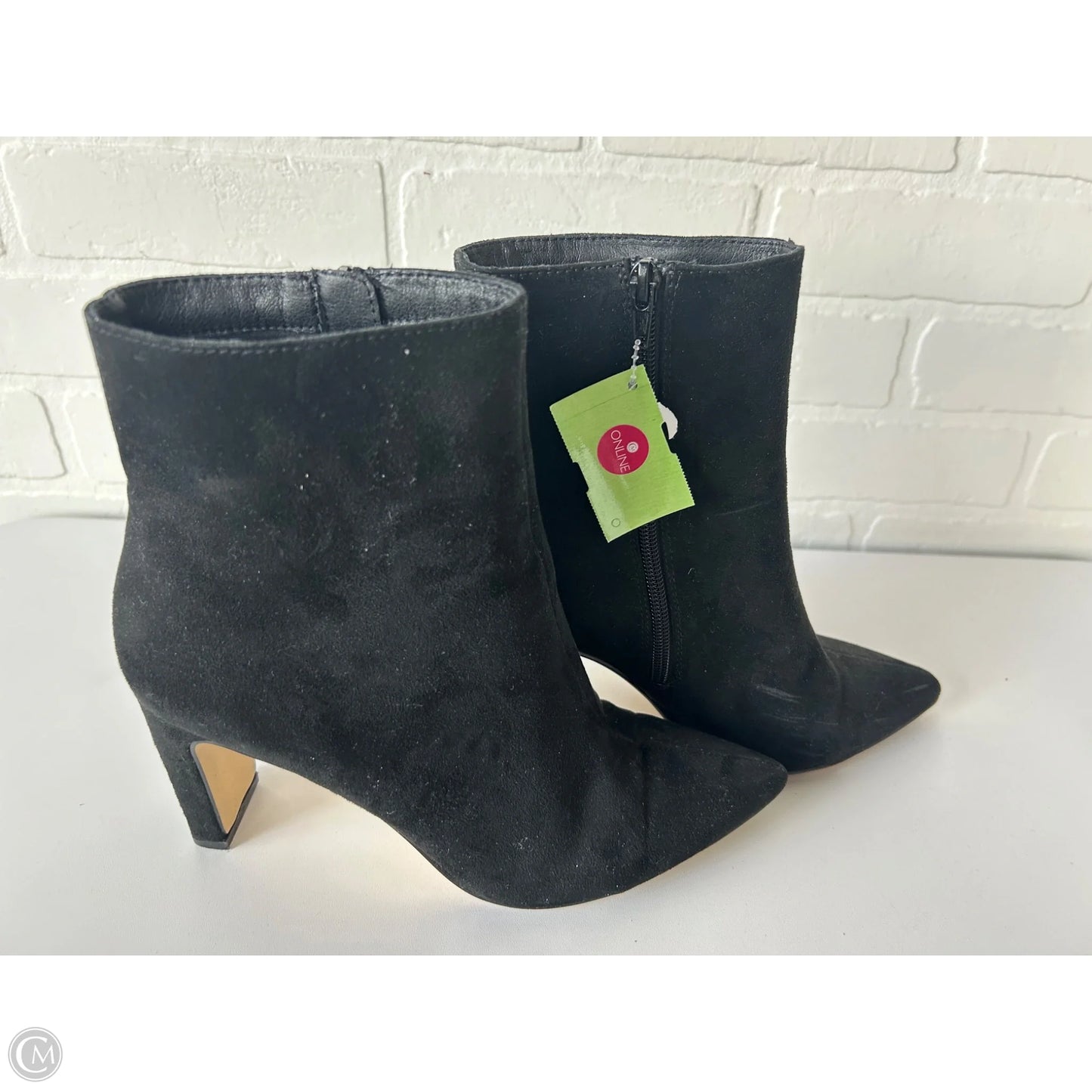 Boots Ankle Heels By Chinese Laundry In Black, Size: 8
