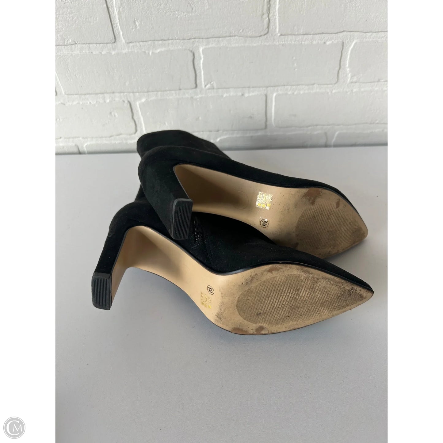 Boots Ankle Heels By Chinese Laundry In Black, Size: 8