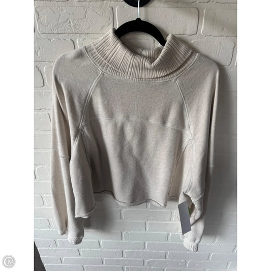 Sweatshirt Collar By Aerie In Cream, Size: L
