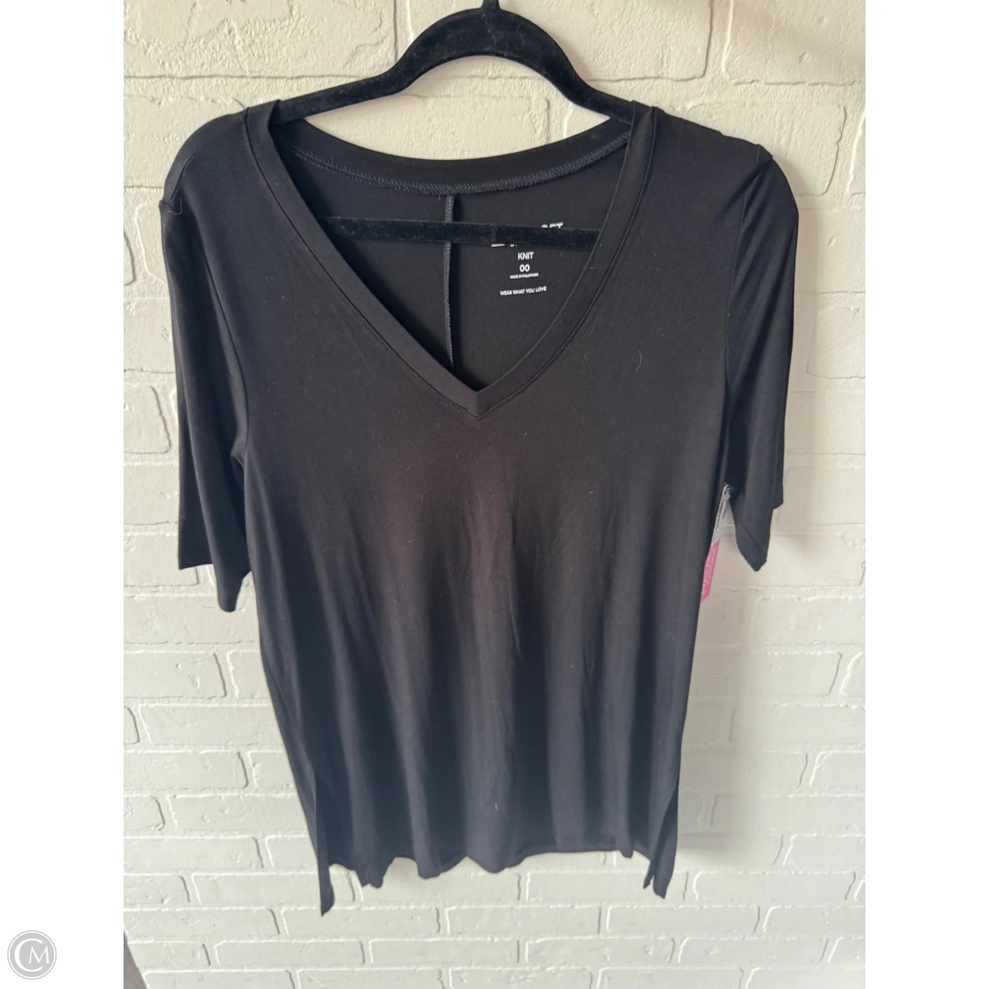Top Short Sleeve Basic By Torrid In Black, Size: M