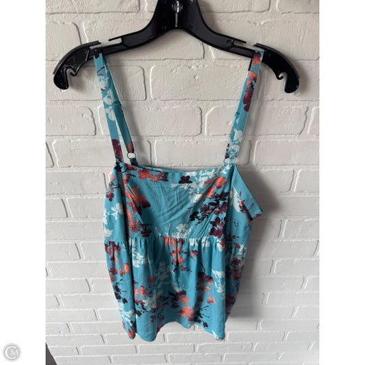 Top Sleeveless By Torrid In Blue & Orange, Size: M