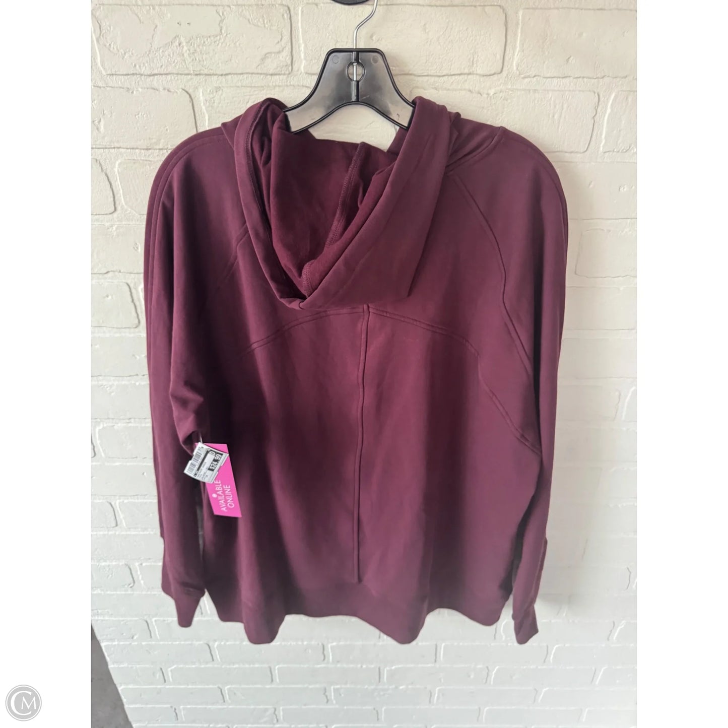 Sweatshirt Hoodie By Cmc In Mauve, Size: 1x