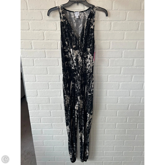 Jumpsuit By Peyton Jensen In Black & Tan, Size: Xs