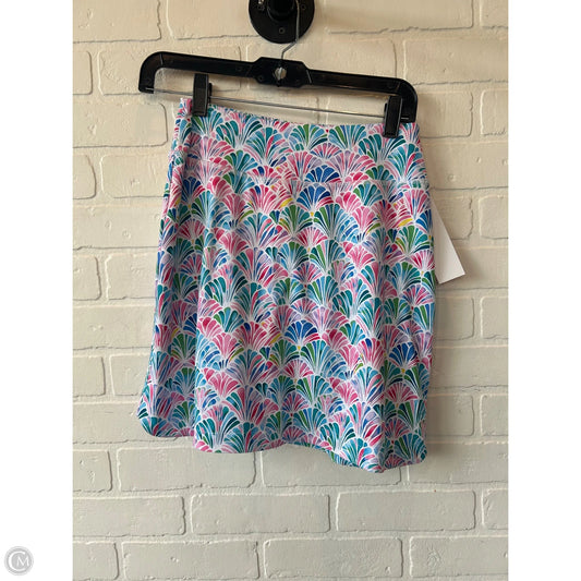 Athletic Skort By Gottex In Blue & Pink, Size: 0