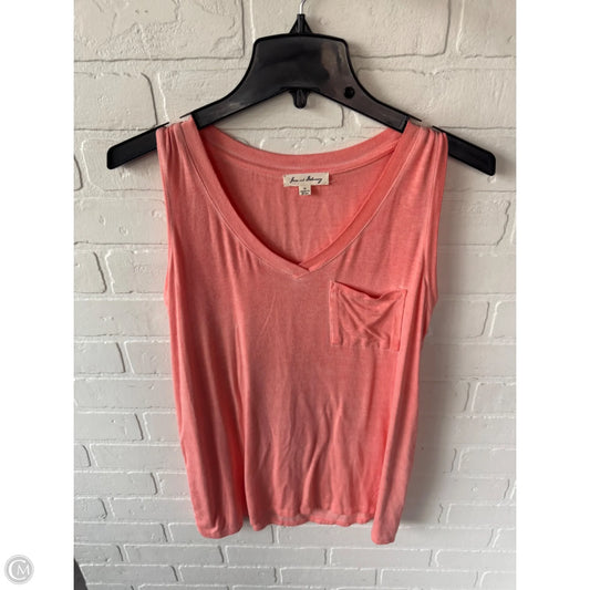Top Sleeveless By Jane And Delancey In Orange, Size: M